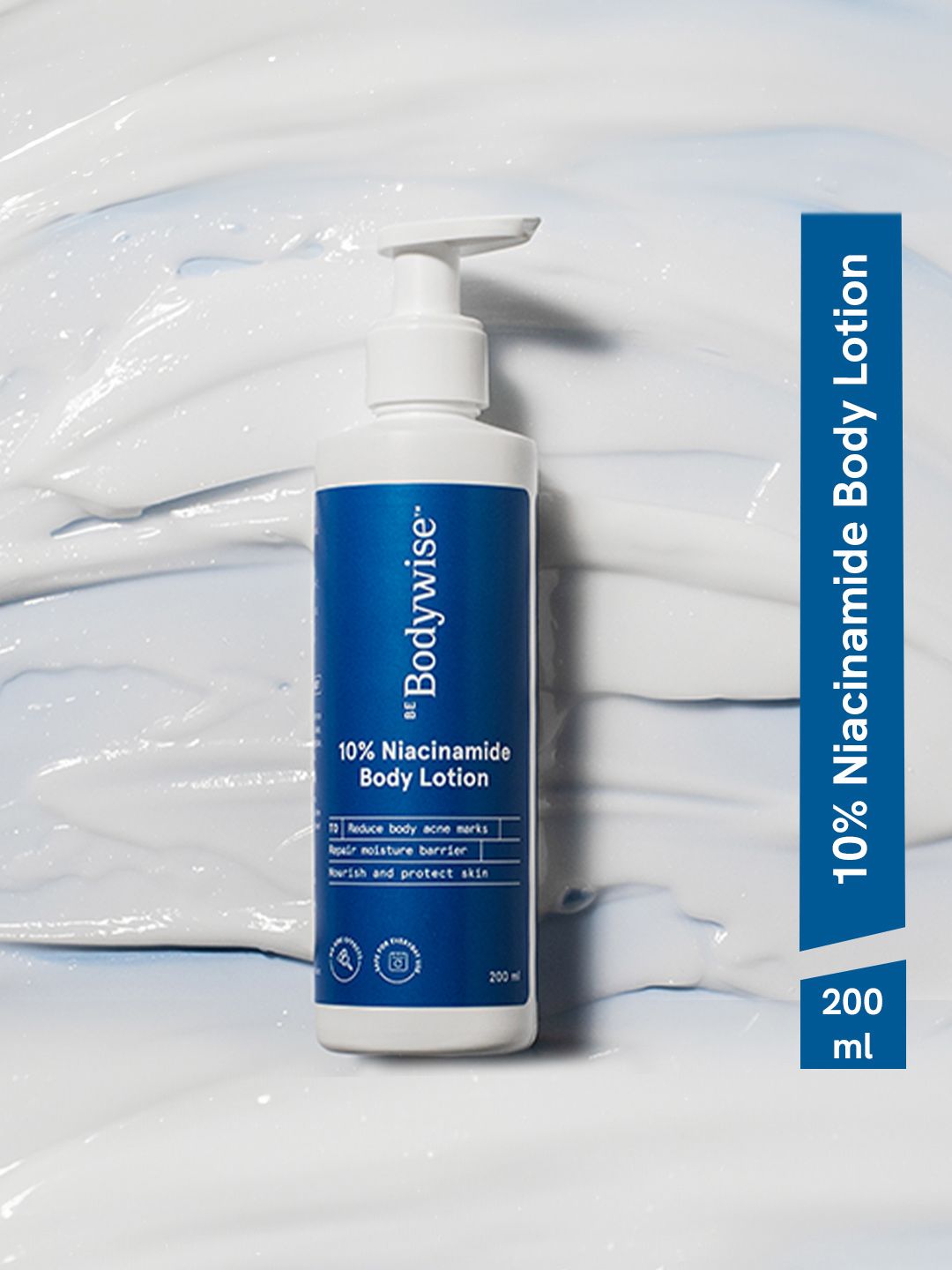 Be Bodywise 10% Niacinamide Body Lotion Repairs Skin Barrier & Reduces Acne Marks-200ml-picture-23