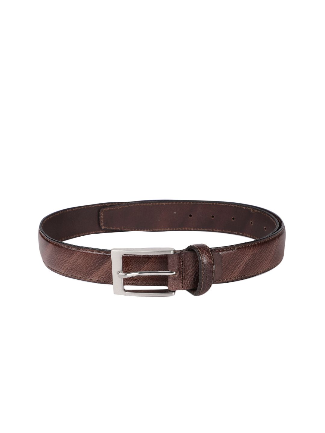 Indian Terrain Men Brown Leather Belt-picture-27