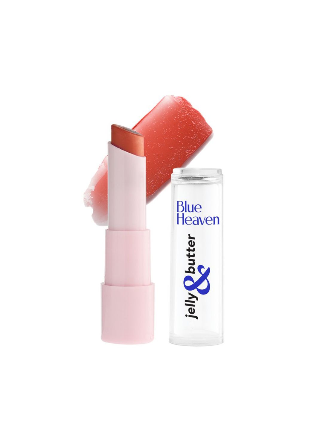 Blue Heaven Jelly & Butter Hydrating Lip Balm with Shea Butter & Vitamin E - Caramel Brown-image-37