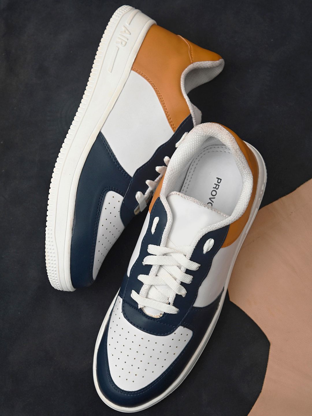 Provogue Men Blue Colourblocked Sneakers-image-41