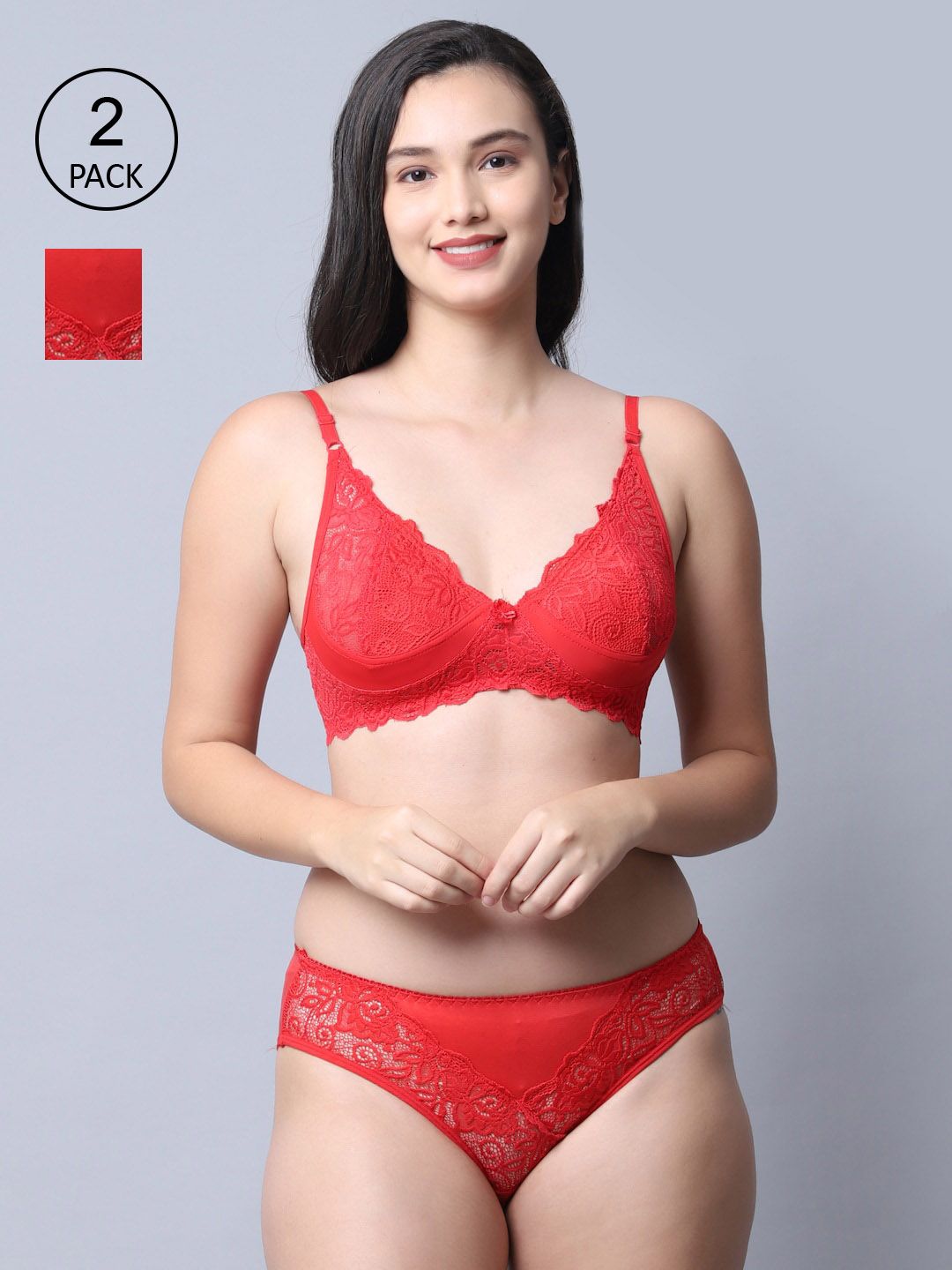 Buy Arousy AROUSY Laced Lingerie Set at Redfynd