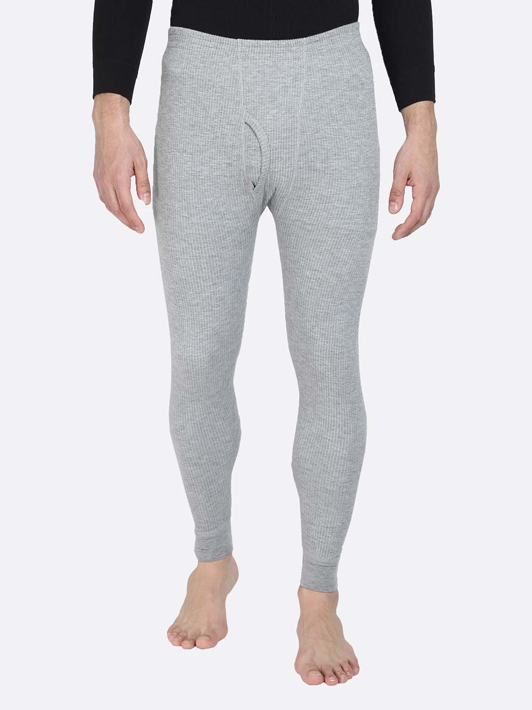 BODYCARE INSIDER Men Grey Solid Cotton Thermal Bottom-picture-17