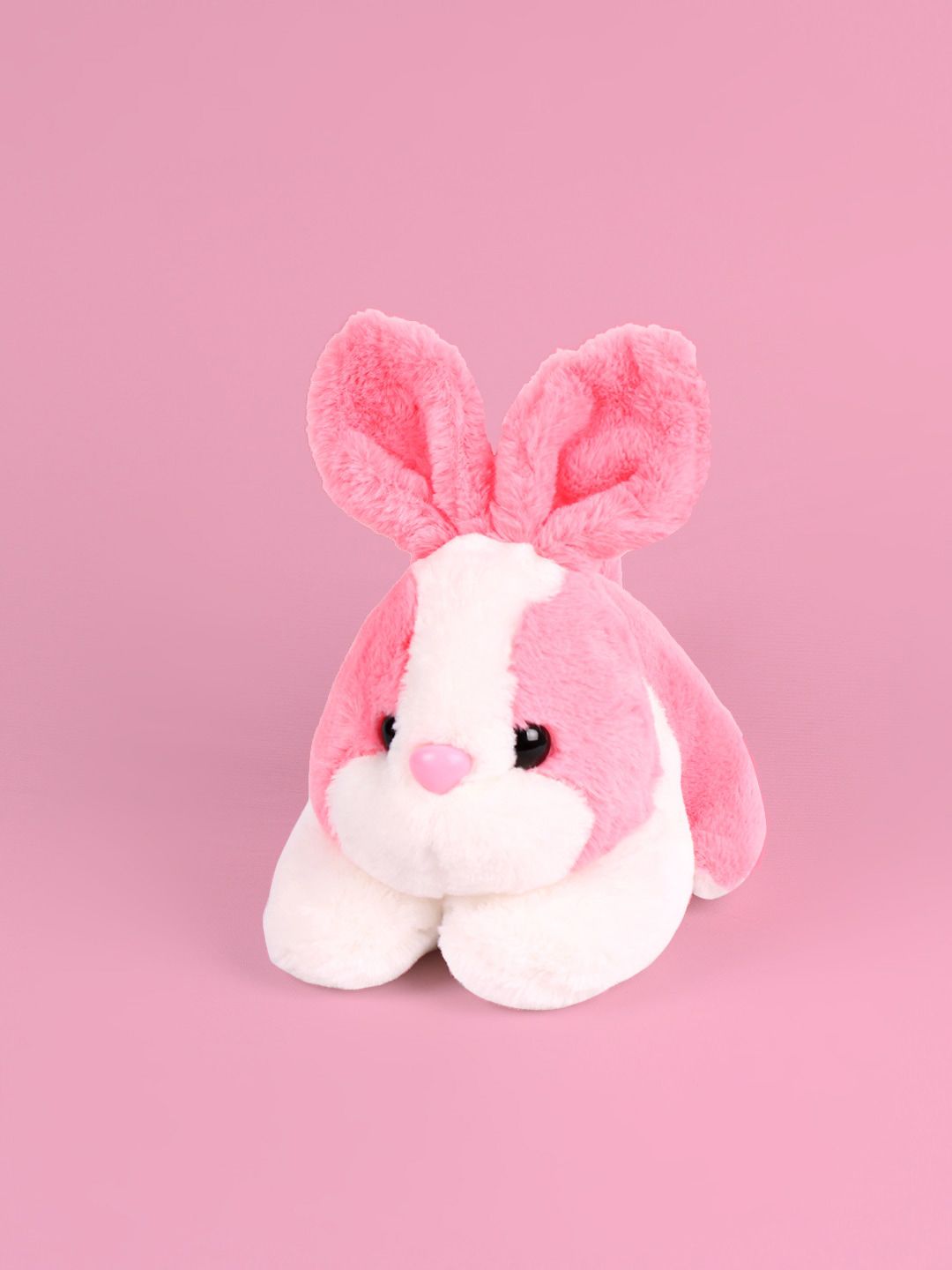DukieKooky Kids Pink & White Solid Bunny Soft Toys-picture-31