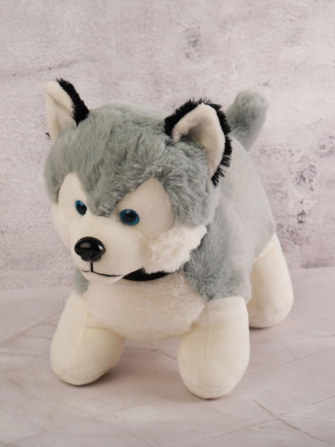 DukieKooky Kids Grey Cute Husky Soft Toys and Dolls-image-43