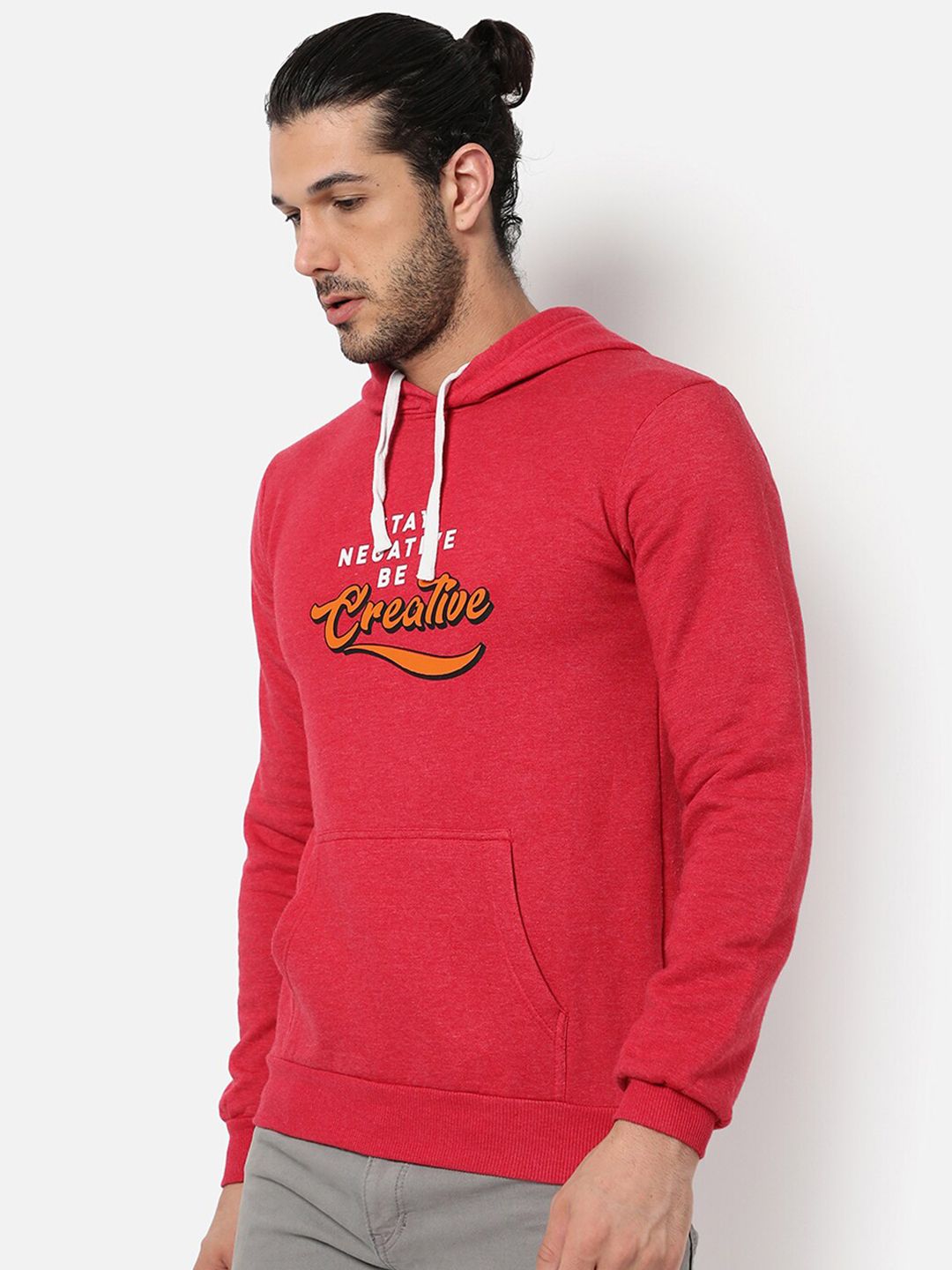 cahoot Campus Sutra Men Maroon Printed Cotton Hooded Sweatshirt-picture-45