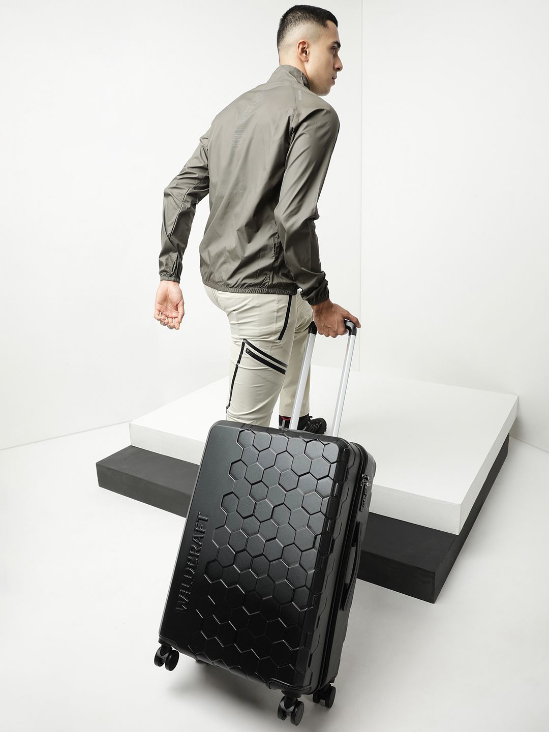 Wildcraft Pyxis Textured Hard  Sided Large Trolley Suitcase-image-46