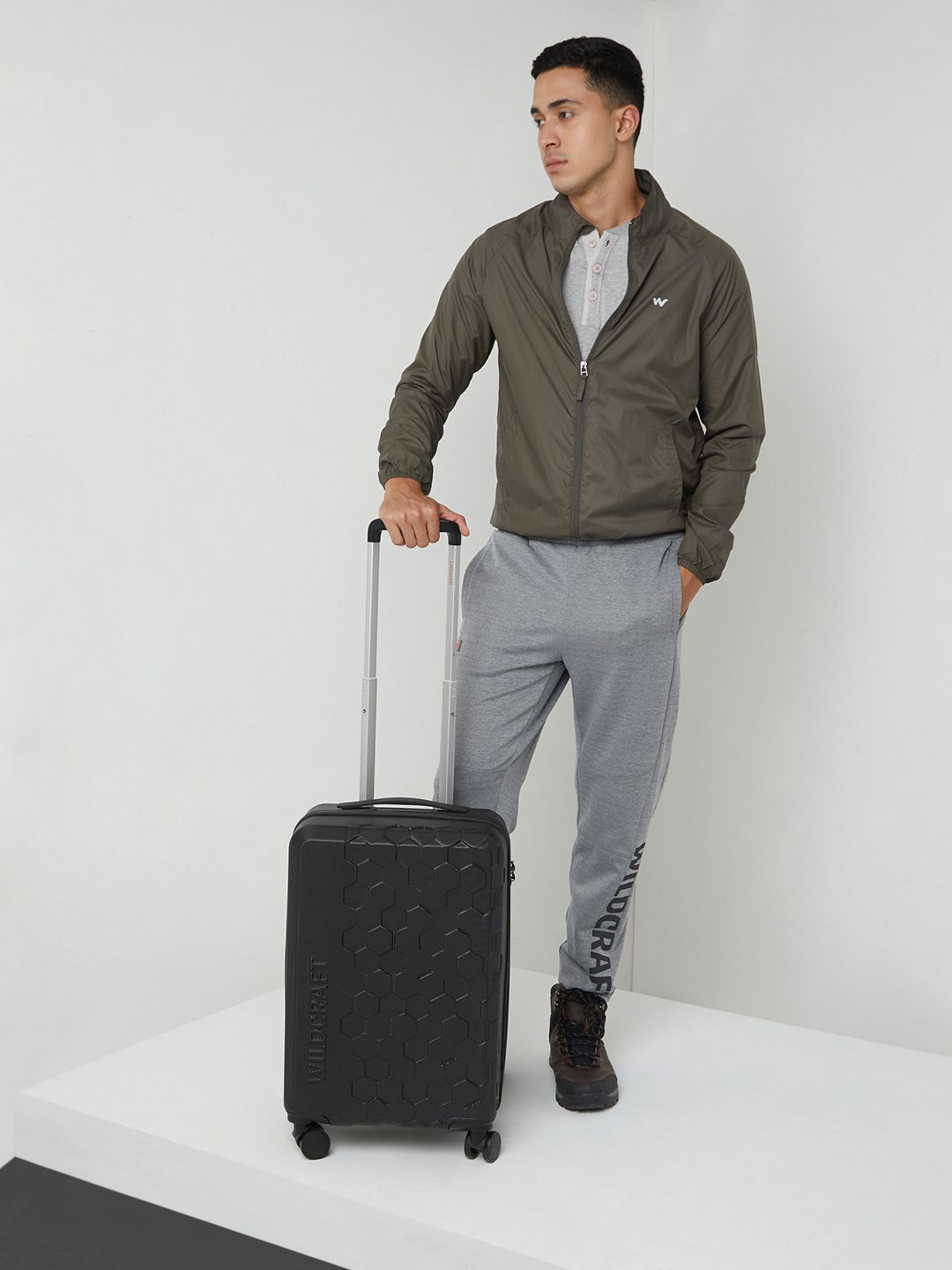 Wildcraft Textured Pyxis Cabin Trolley Suitcase-image-10