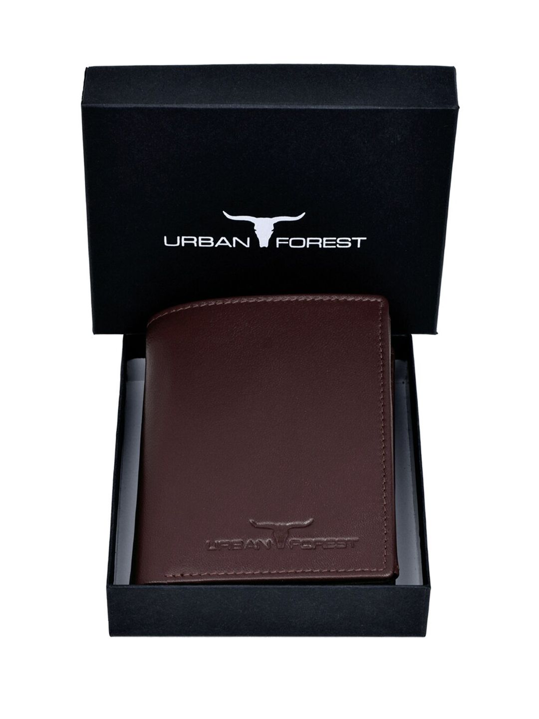 URBAN FOREST Men Leather Three Fold Wallet-picture-24