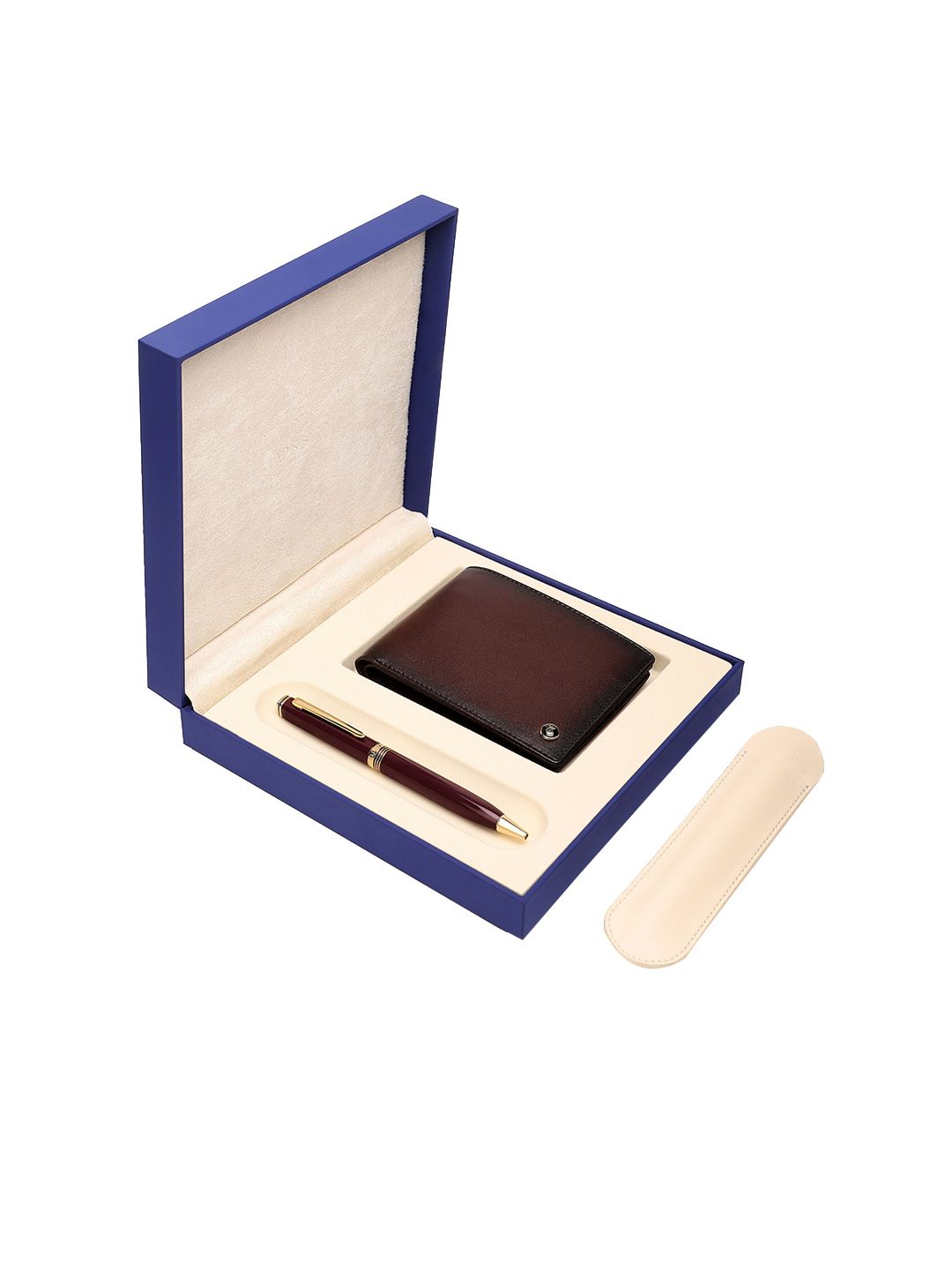 Lapis Bard Men Red Solid Accessory Gift Set-picture-27