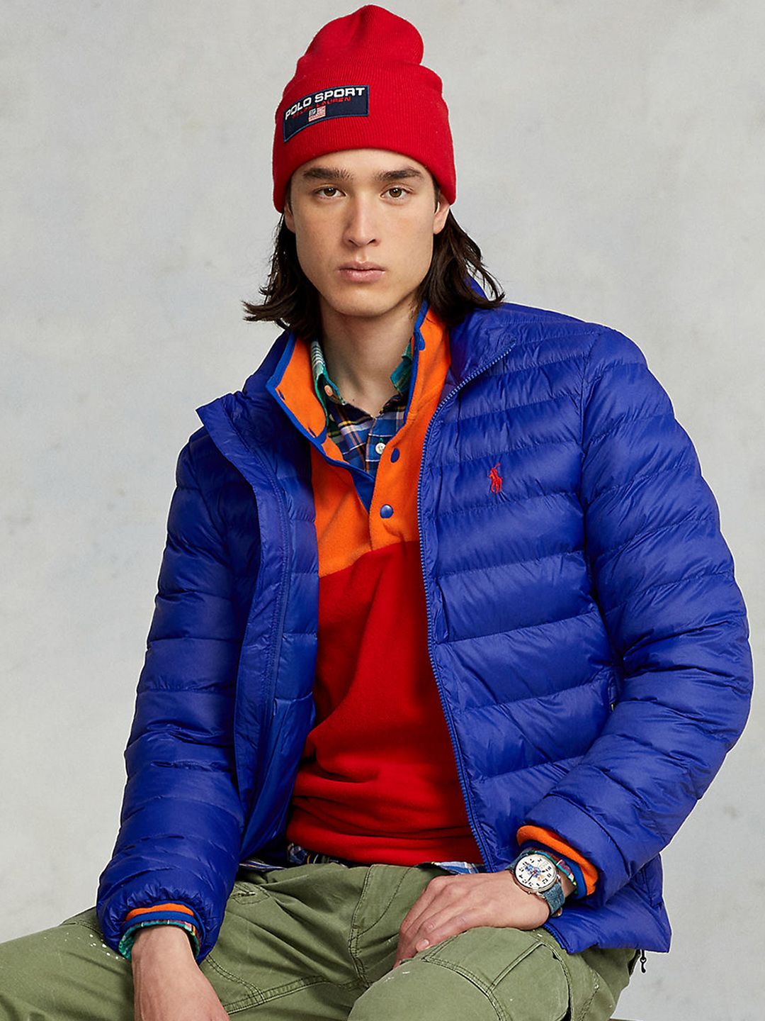 Polo Ralph Lauren Men Blue Puffer Jacket