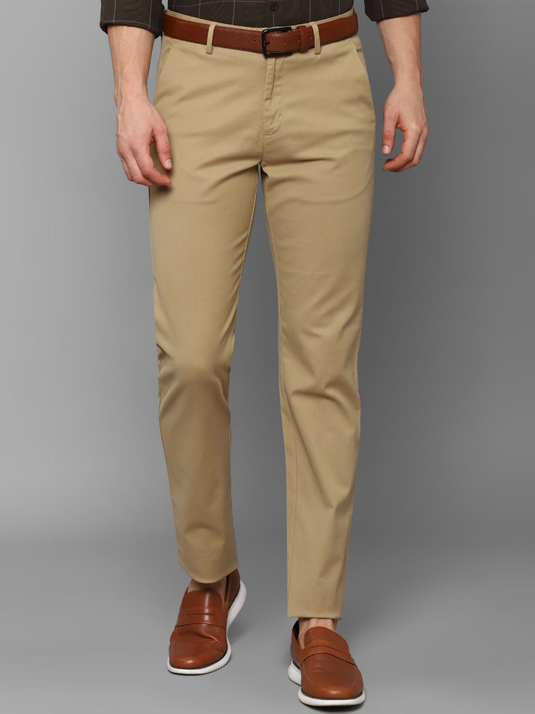Allen Solly Men Brown Trousers