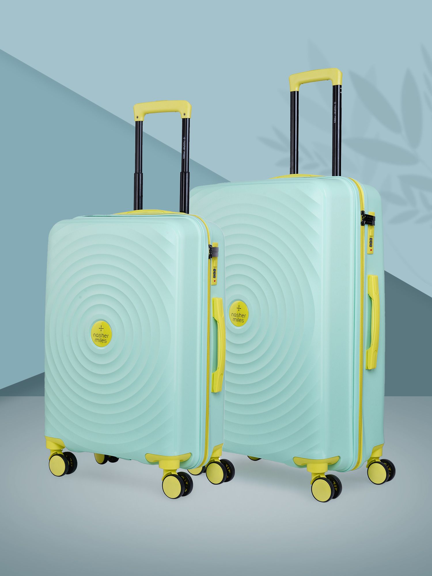 Nasher Miles Set Of 2 Goa Textured Hard-Sided Trolley Bags- 65cm & 75cm-picture-47