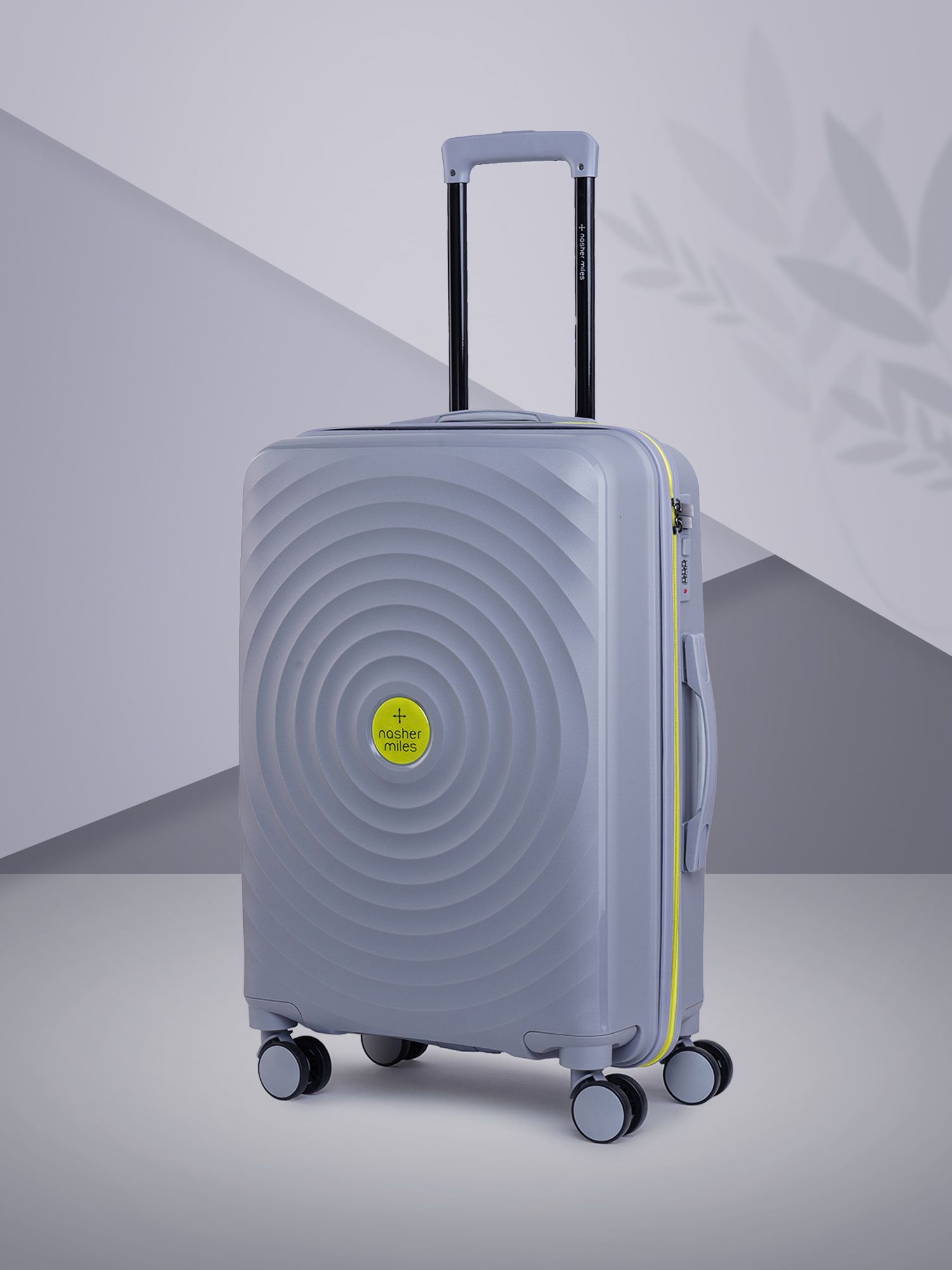 Nasher Miles Goa Textured Hard-Sided Medium Trolley Suitcase