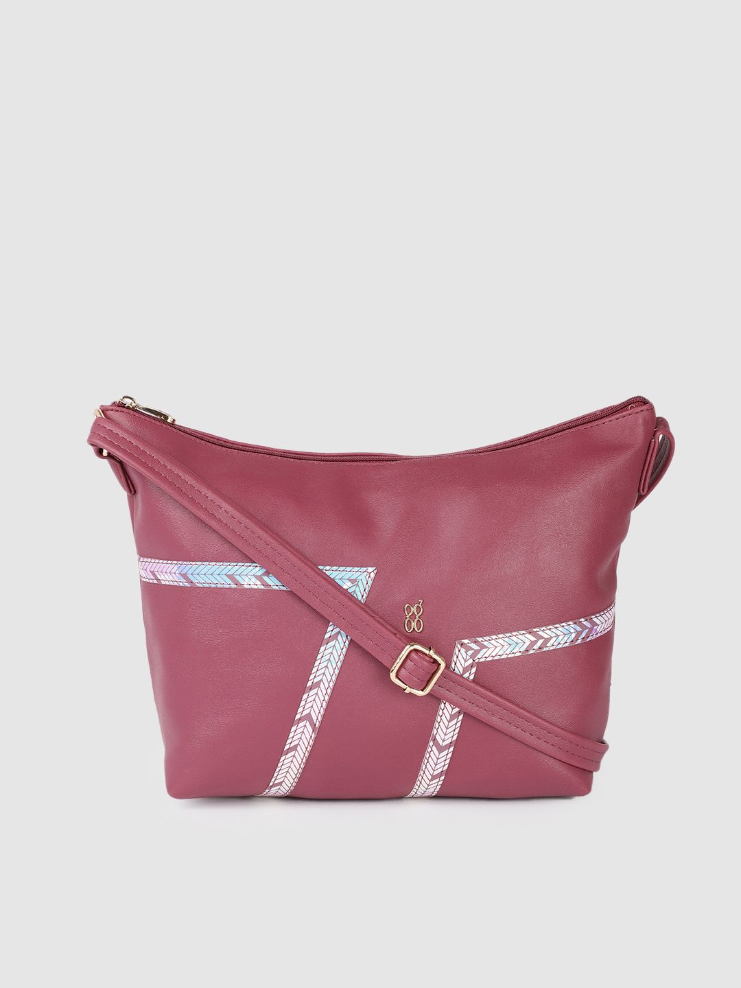 Baggit Red Solid Sling Bag-picture-27