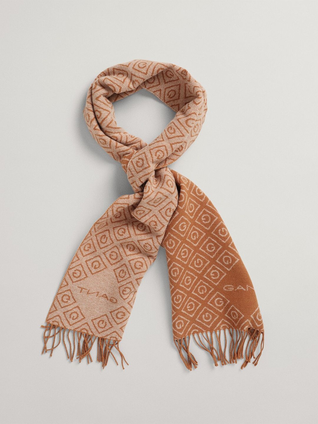 GANT Men Wool  Printed Scarf-image-21