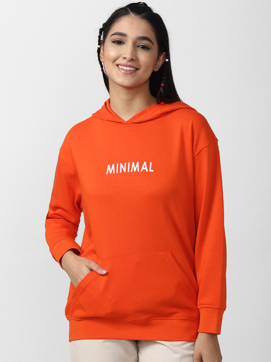 Forever 21 red shop sweatshirt