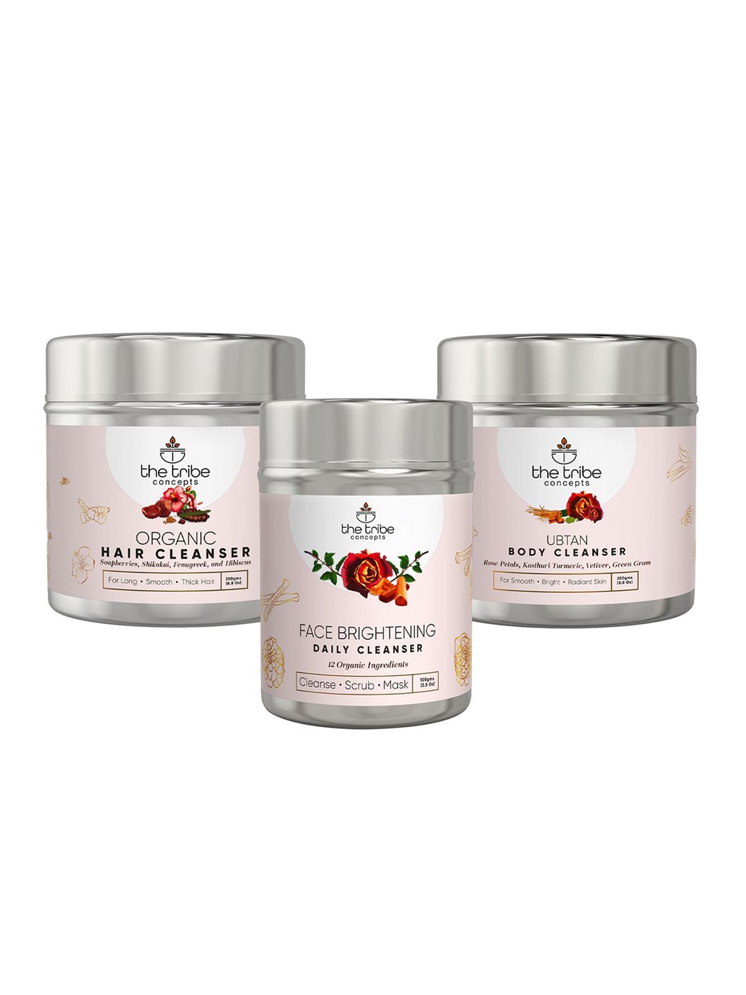 The Tribe Concepts Pack of 3 Top to Toe Cleansers Kit-image-45