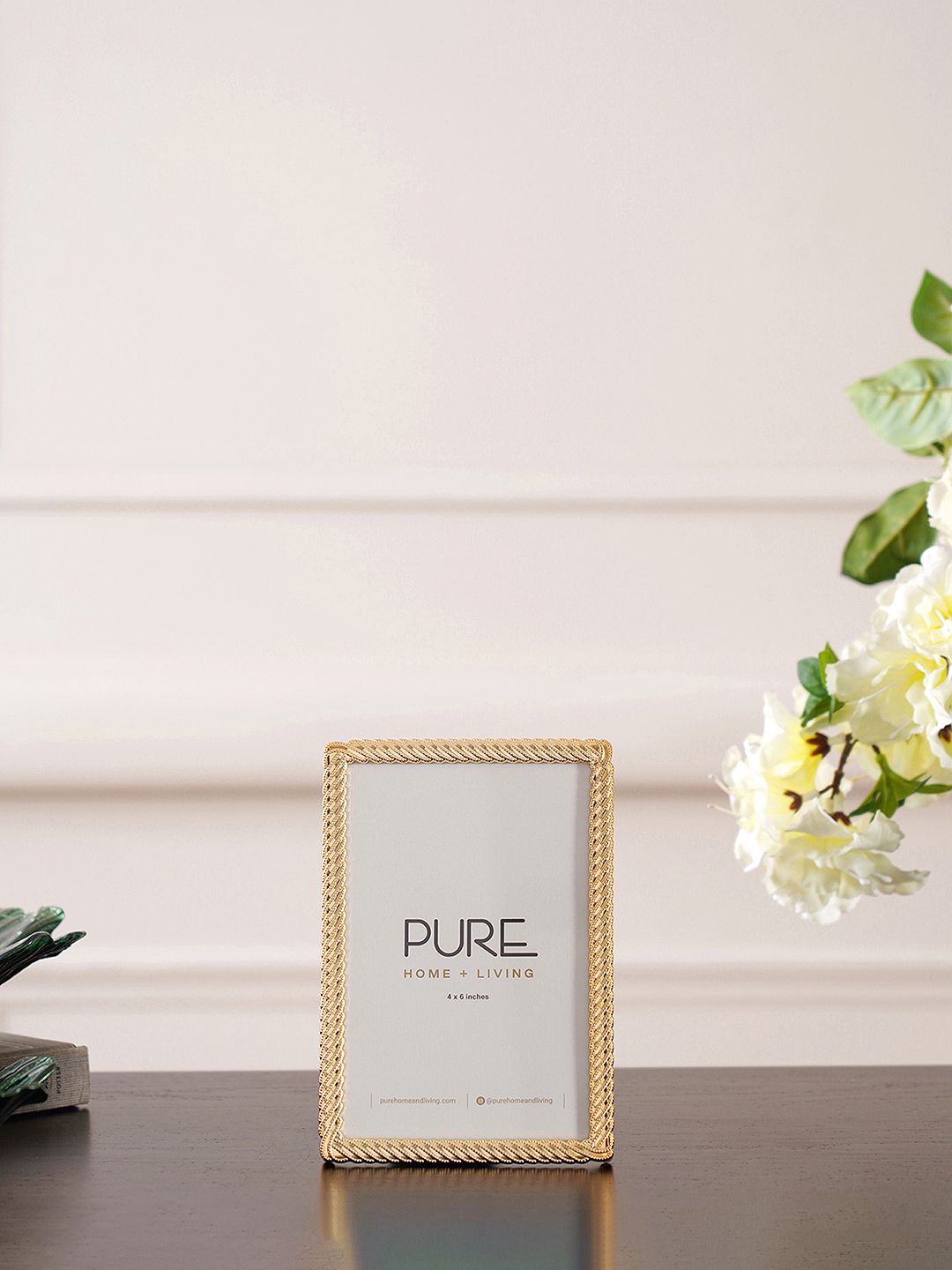 Pure Home and Living Gold Plated Photo Frame