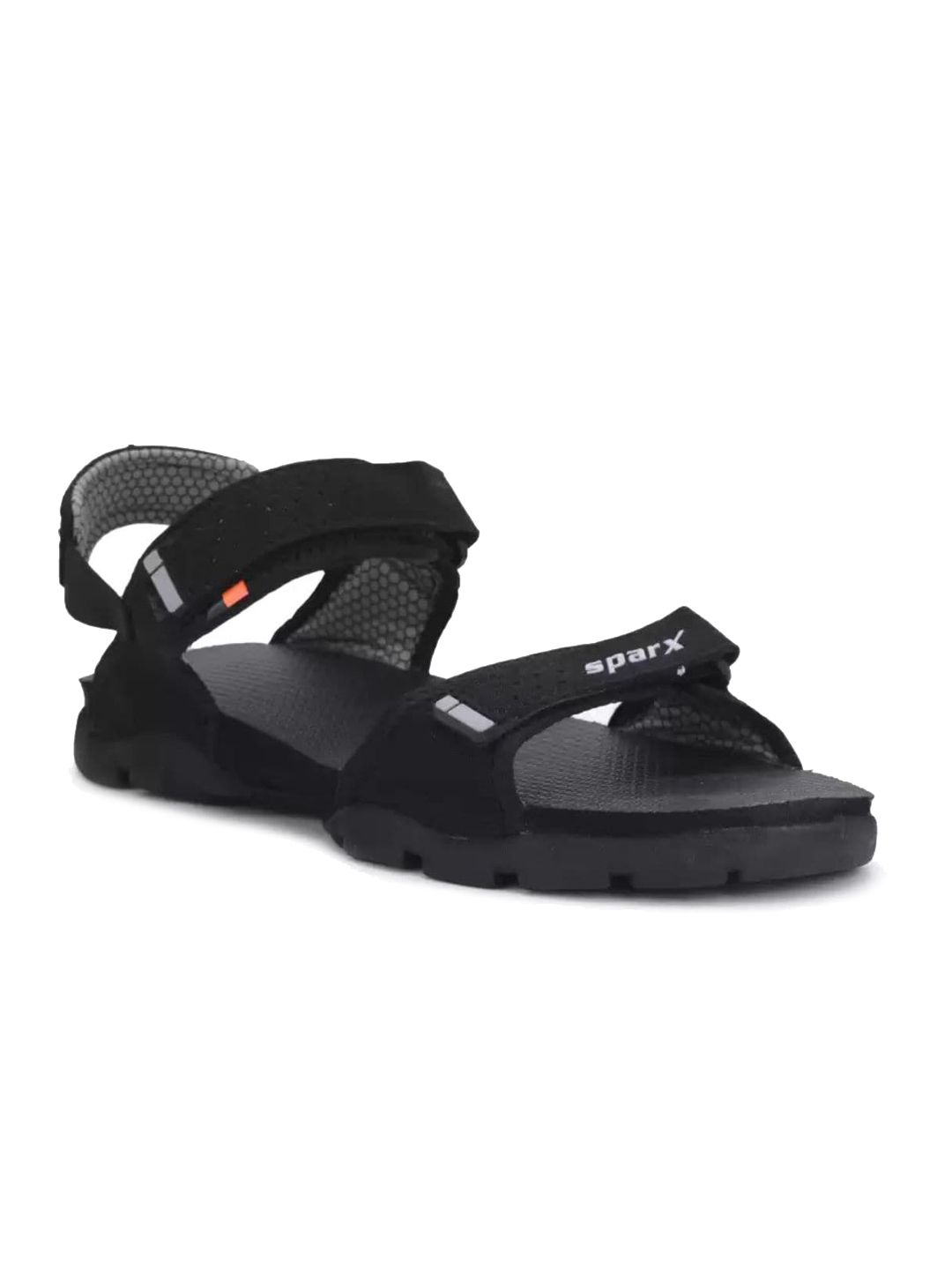 Sparx Men Black Solid Sports Sandals-image-17