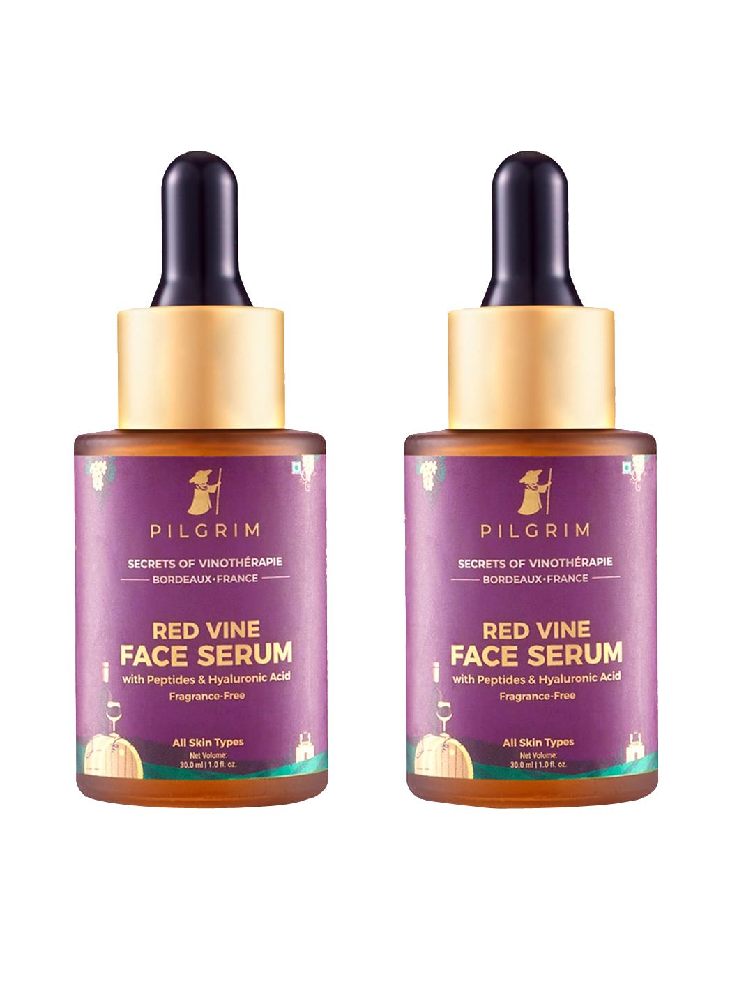 Pilgrim Set Of 2 Magenta Red Vine Face Serum-picture-17