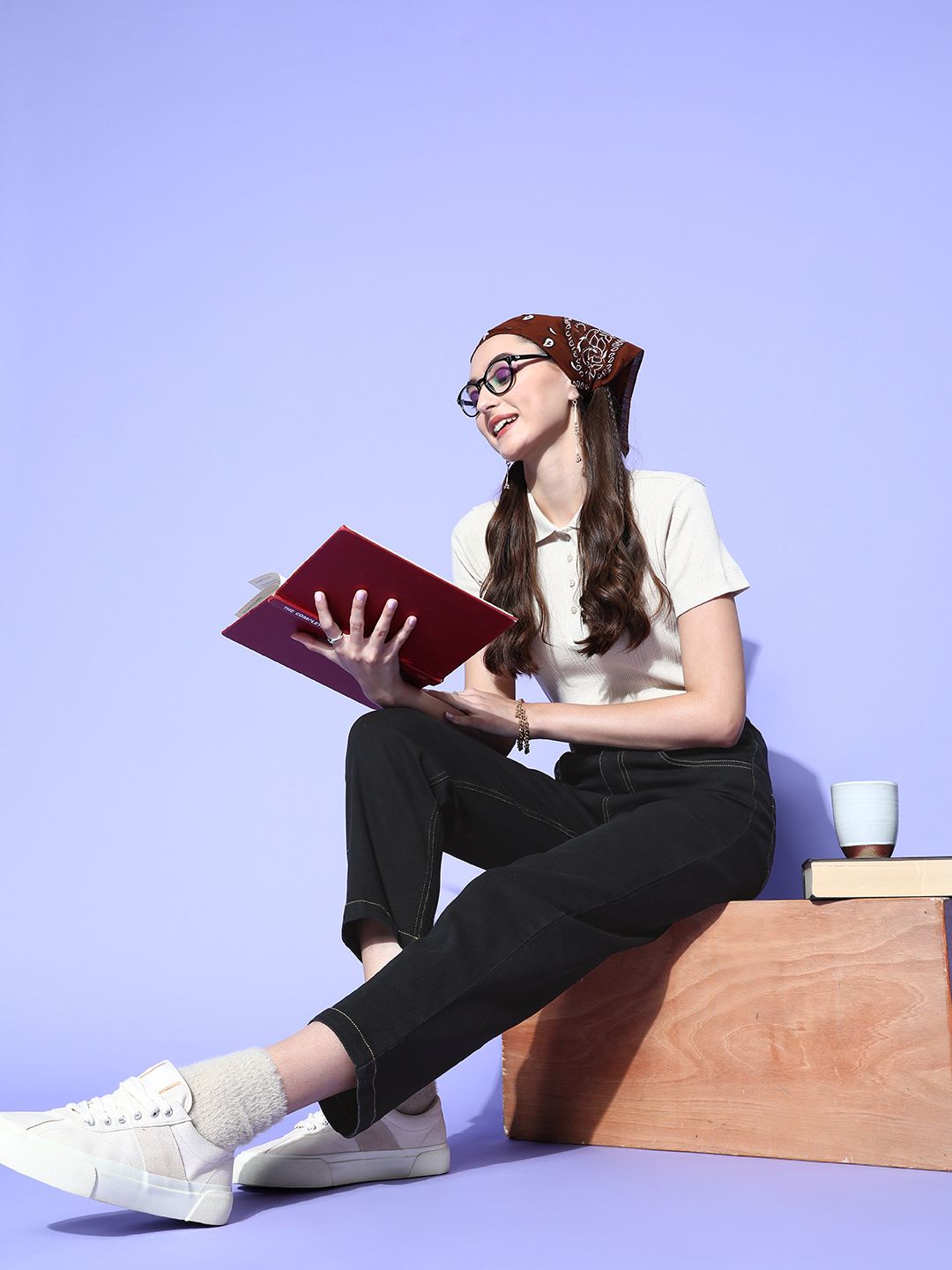 plusS Women Stylish Black Regular Fit Cropped Jeans-picture-40