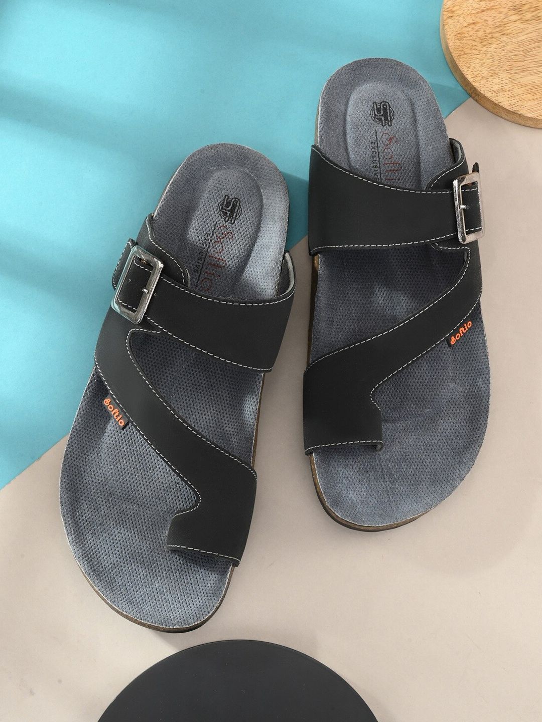 SOFTIO Men Grey & Black Slip-On-picture-47