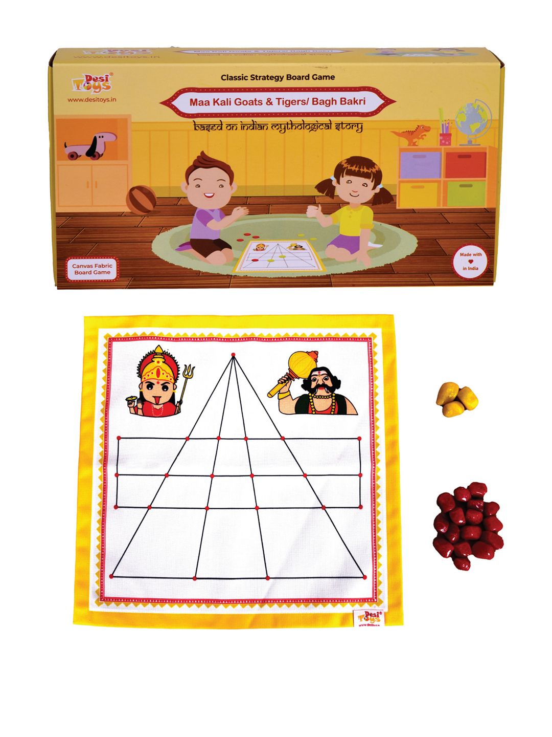 Desi Toys Kids White Solid Board Activity Game-picture-18