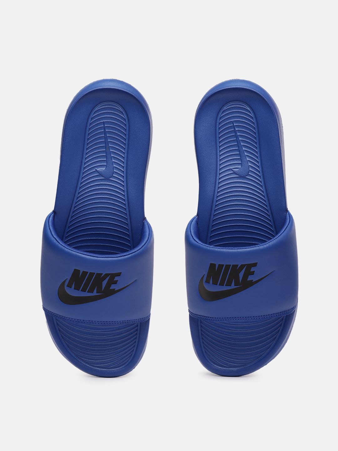 Nike Men Blue & Black Printed VICTORI ONE Sliders-picture-21