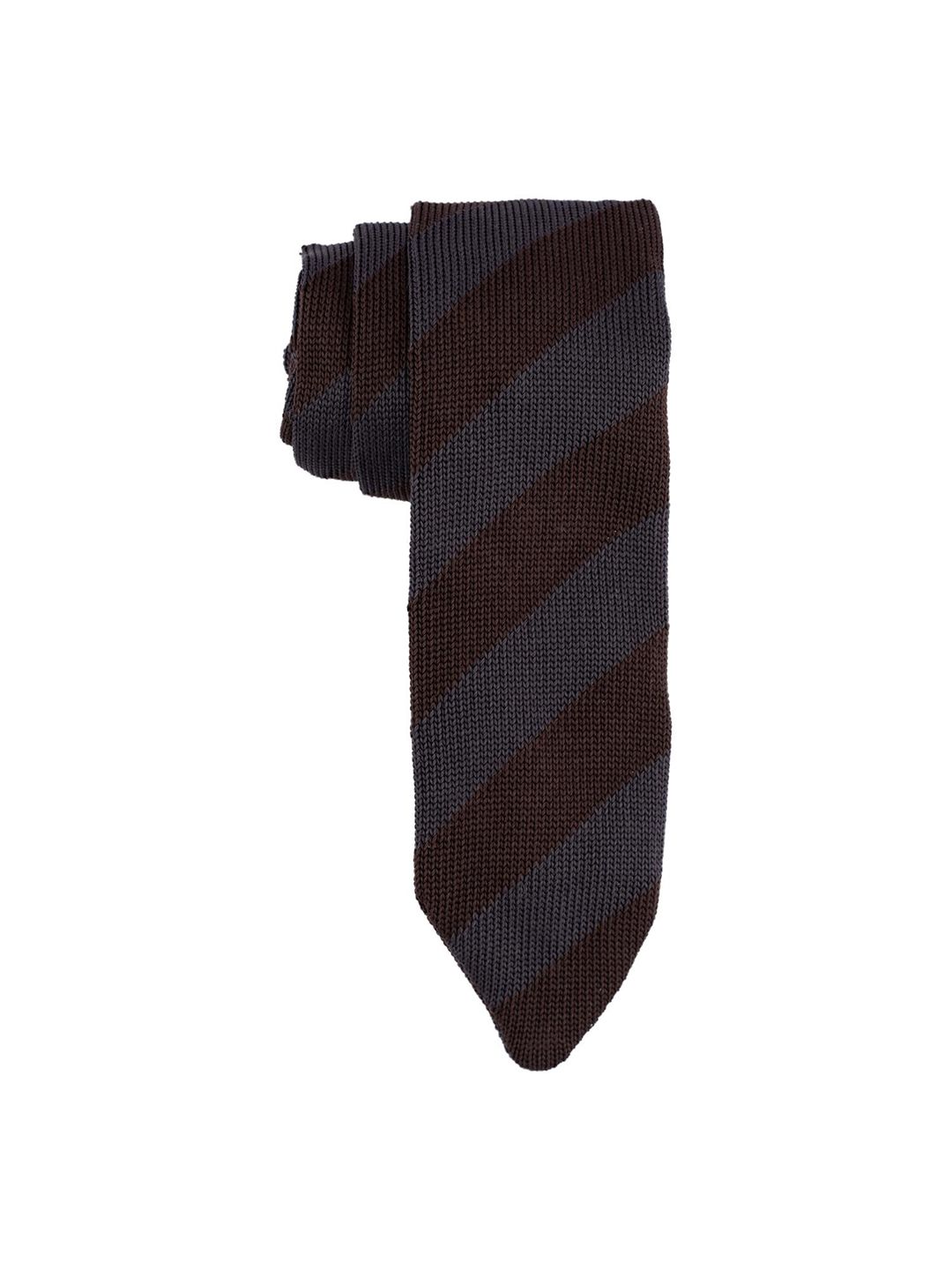 The Tie Hub Men Striped Broad Italian Tie-image-42