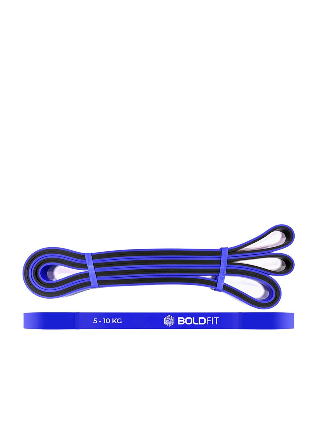 BOLDFIT Blue Solid Heavy Resistance Bands-image-24