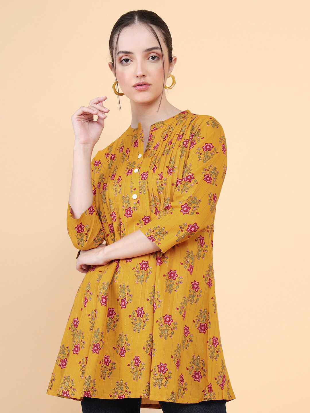 Mustard tunics - Buy Mustard tunics online in India