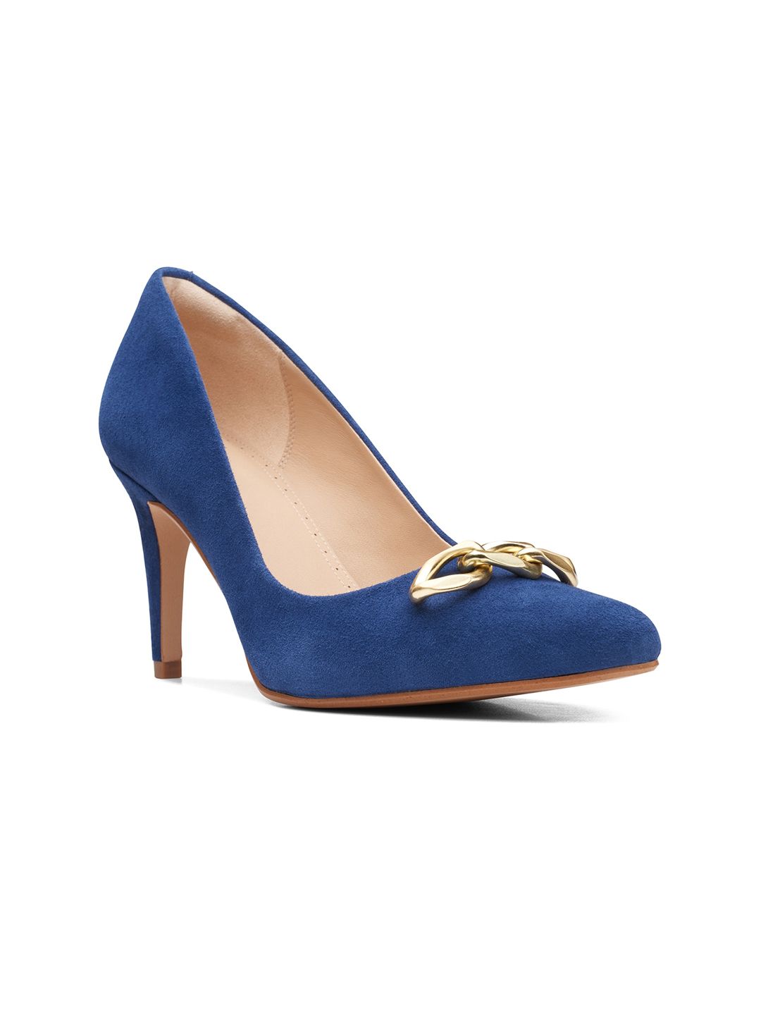 Clarks Blue Suede Pumps-image-17