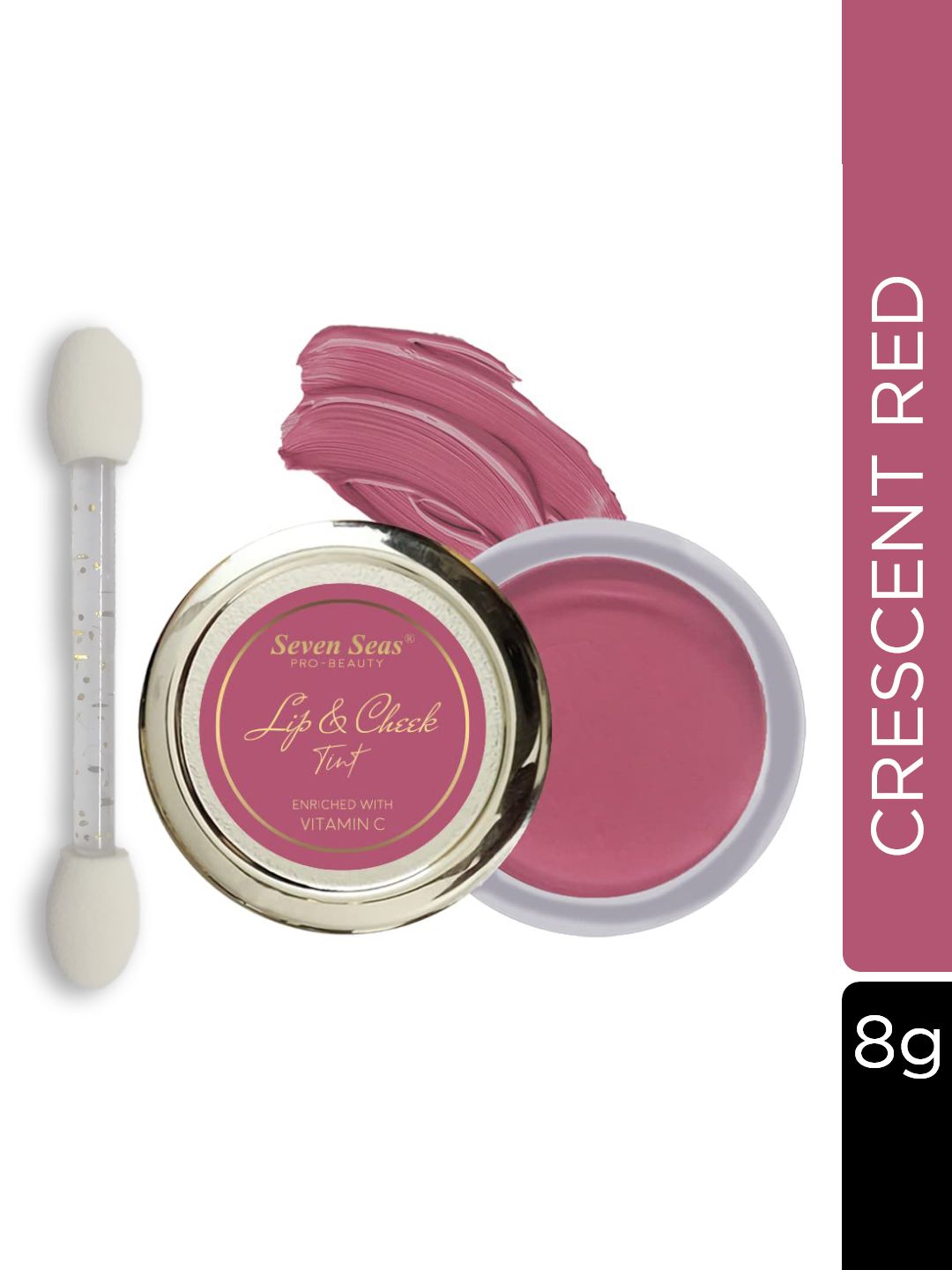 Seven Seas Lips & Cheek Tint Enriched With Vitamin C for Soft Natural Glow 8 g - Wine Berry-image-15