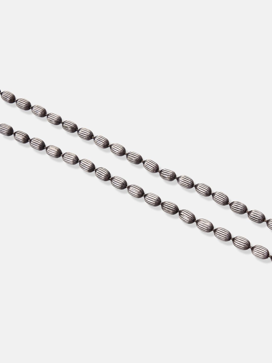 ATIBELLE Silver-Plated Oxidised Necklace