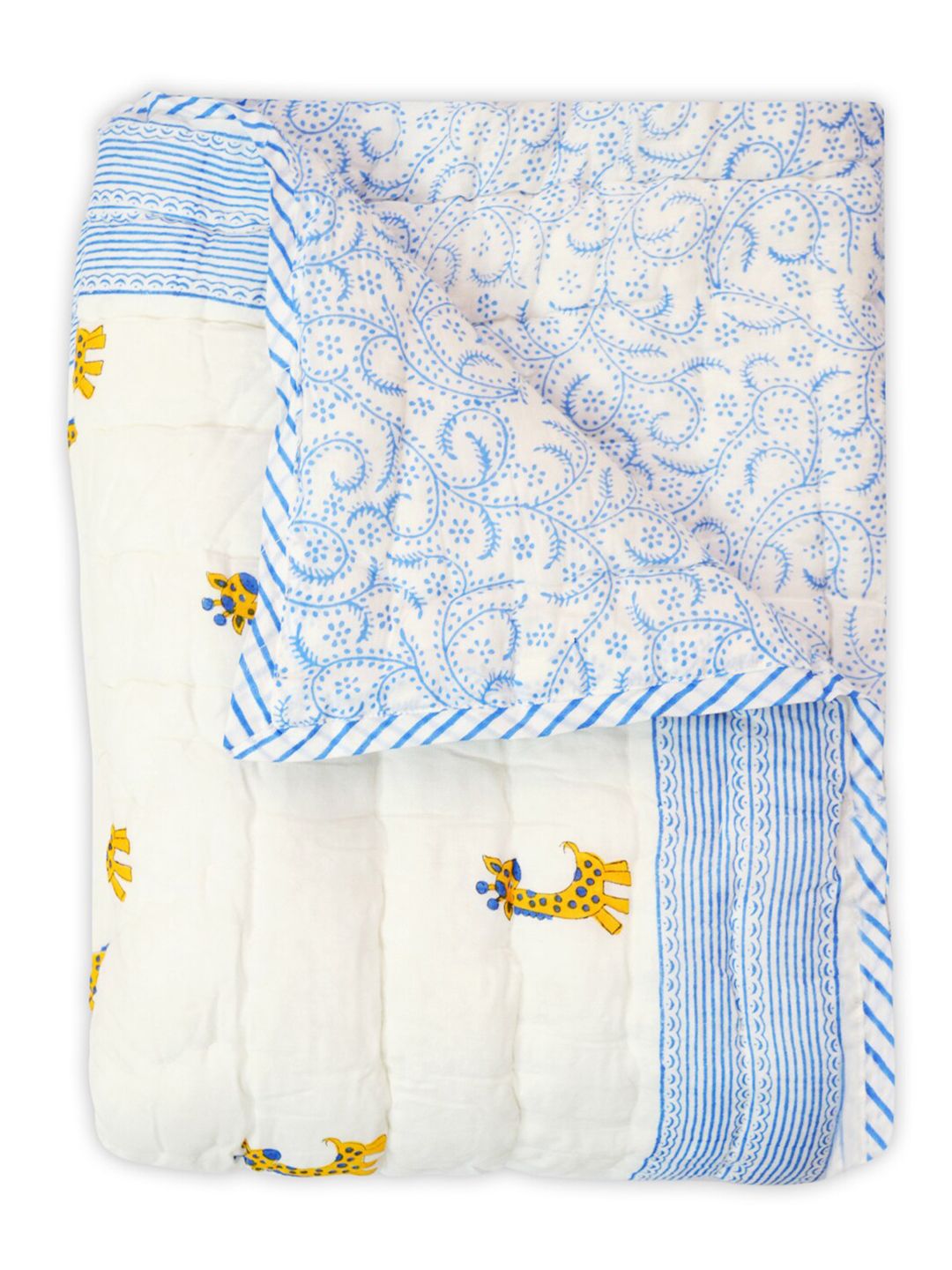 Moms Home Floral Mild Winter 500 GSM Single Bed Quilt-image-11