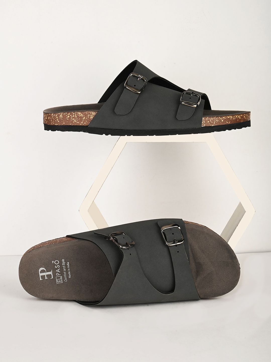 El Paso Men Slip On Comfort Sandals-picture-17