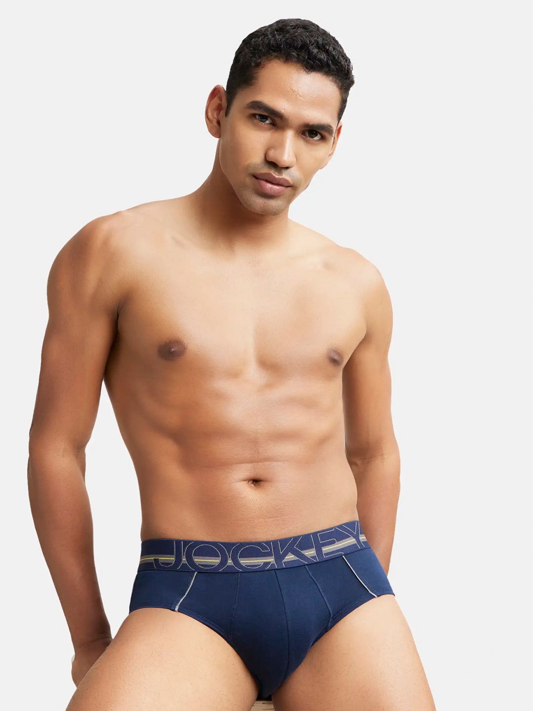 Jockey Combed Cotton Brief with Ultrasoft Waistband-US14-picture-34