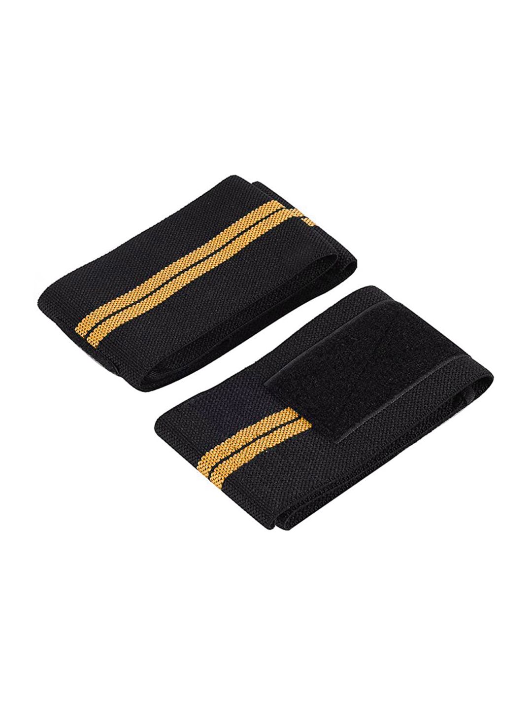 BOLDFIT Yellow & Black Striped Wrist Support-picture-7