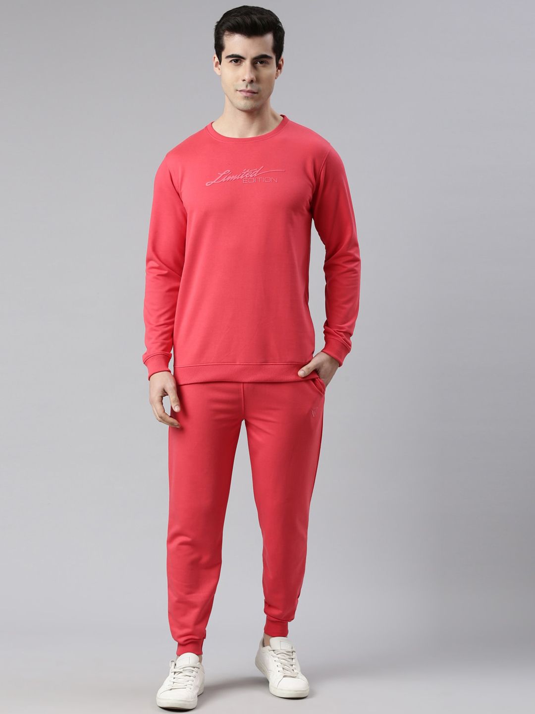 Bushirt Men Red Solid Night suit-picture-12
