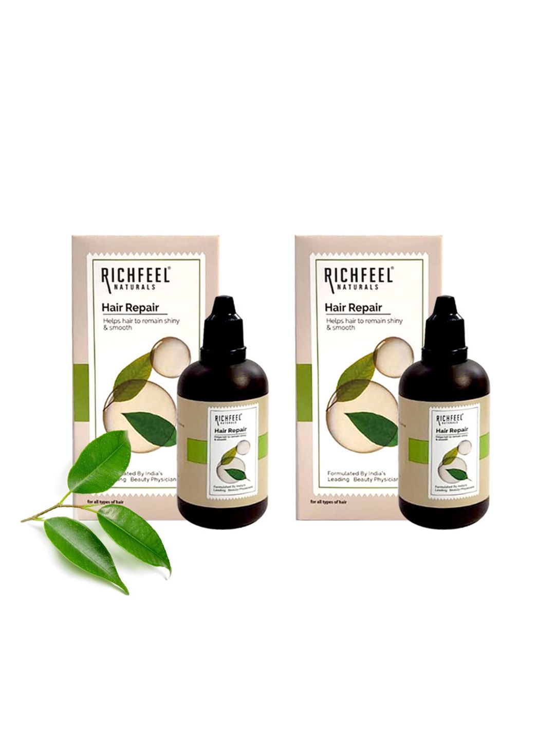 Richfeel Set of 2 Hair Repair Serum for Shiny & Smooth Hair - 60 ml each-picture-20