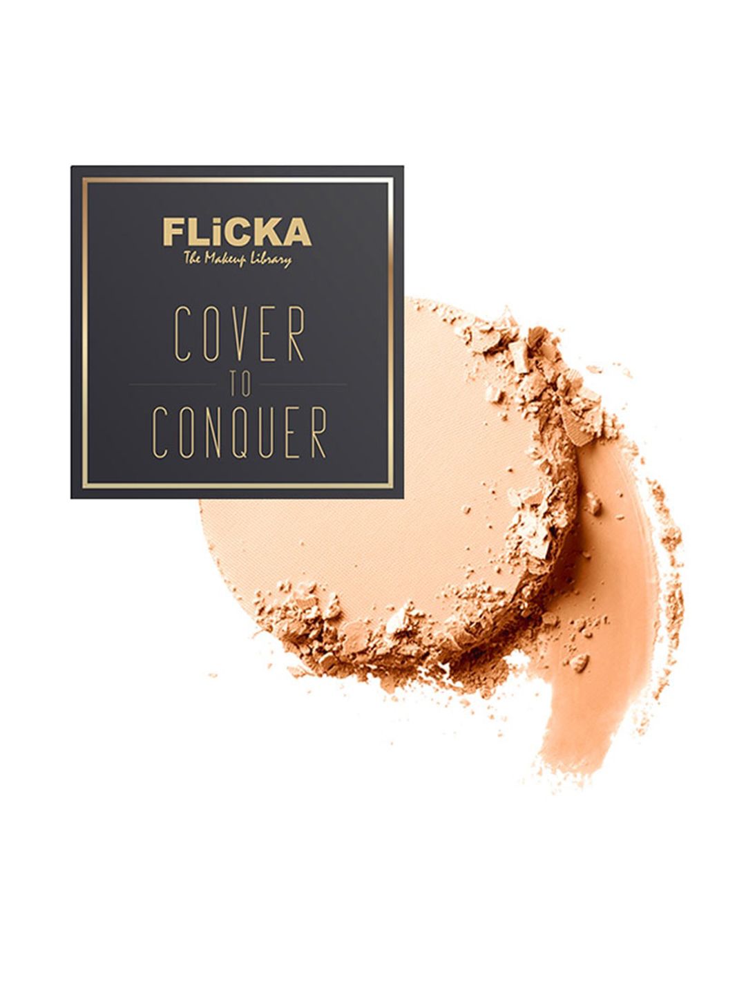 FLiCKA Cover To Conquer Matte Finish Compact Powder 9 g - Beige 02-image-26