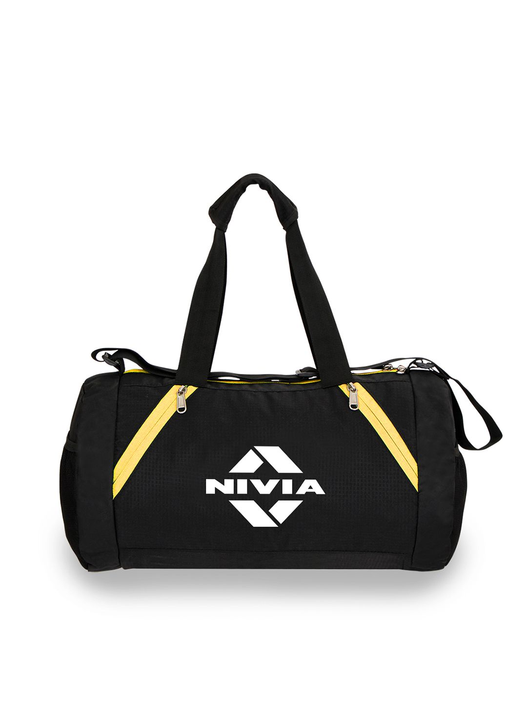 NIVIA Black & Yellow Printed Gym Duffel Bag-picture-21