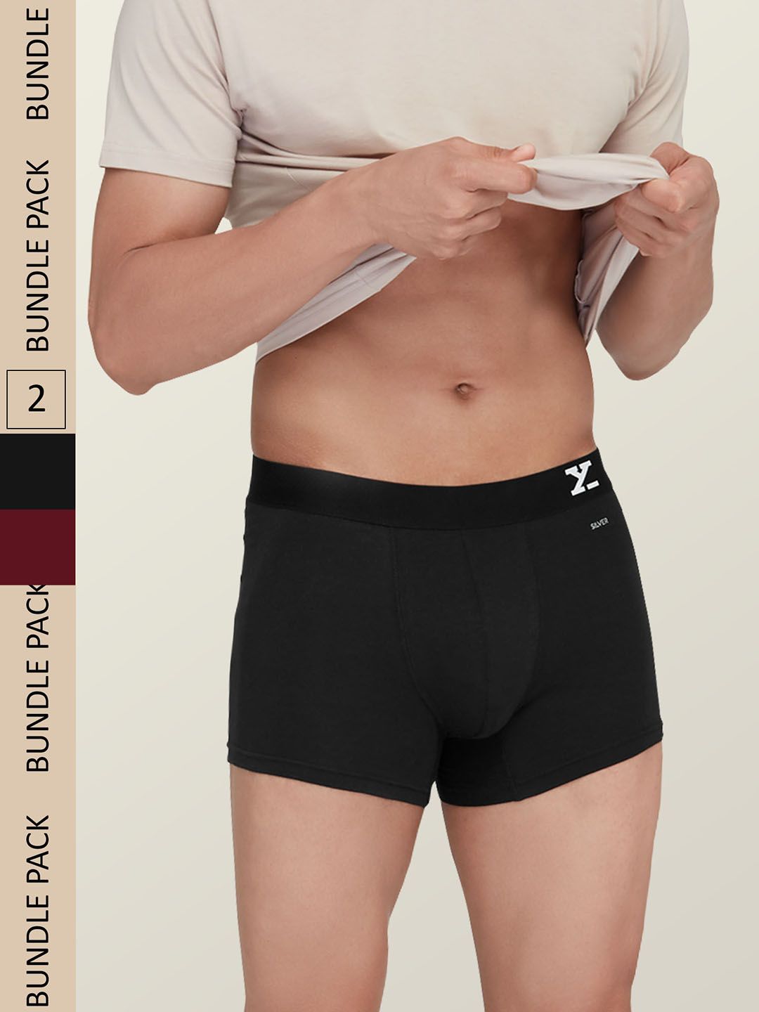 XYXX Men Pack of 2 Aero Super Combed Cotton Trunks XYTRNK2PCKN401-picture-19