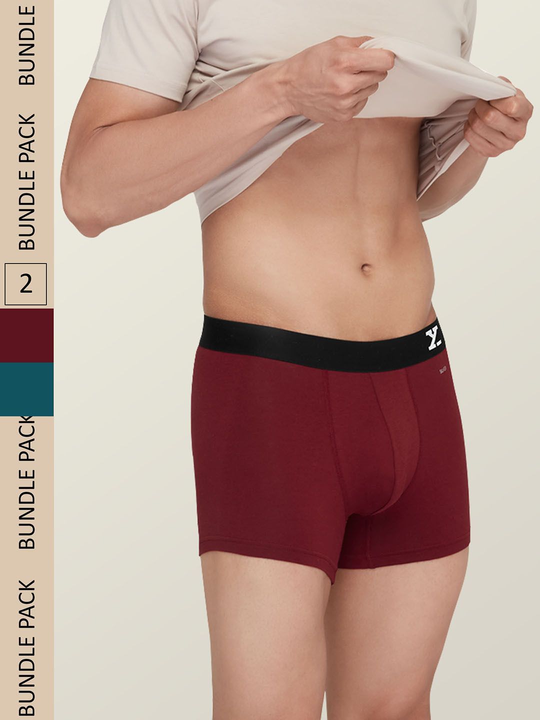 XYXX Men Pack Of 2 Aero Super Combed Cotton Trunks-picture-15