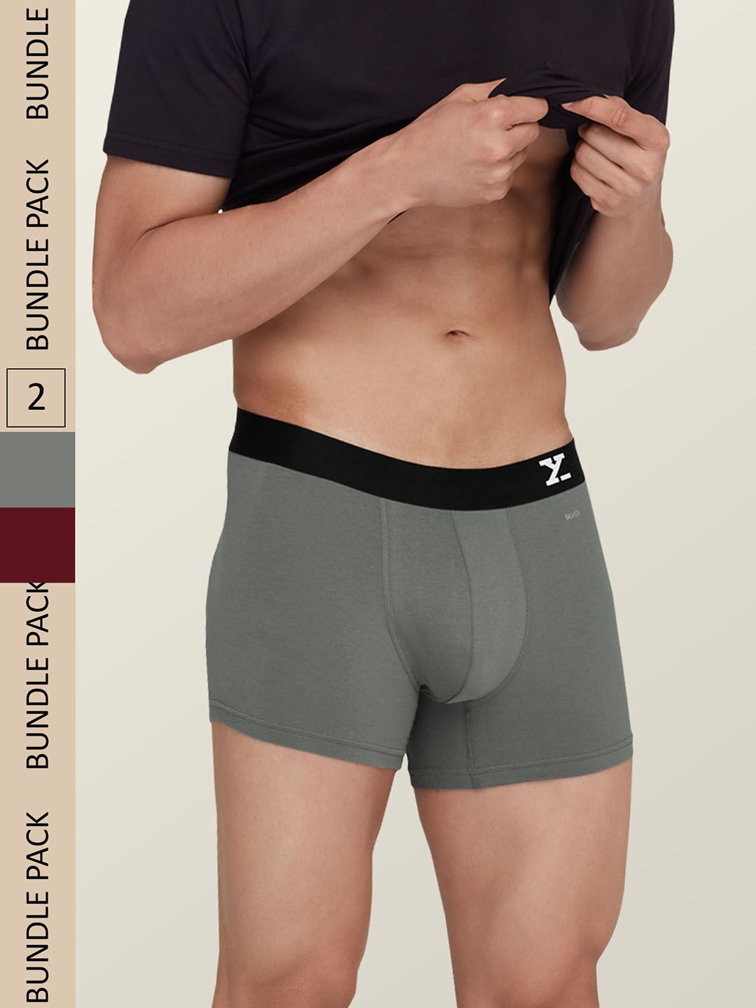 XYXX Men Pack of 2 Aero Super Combed Cotton Trunks XYTRNK2PCKN409-picture-17