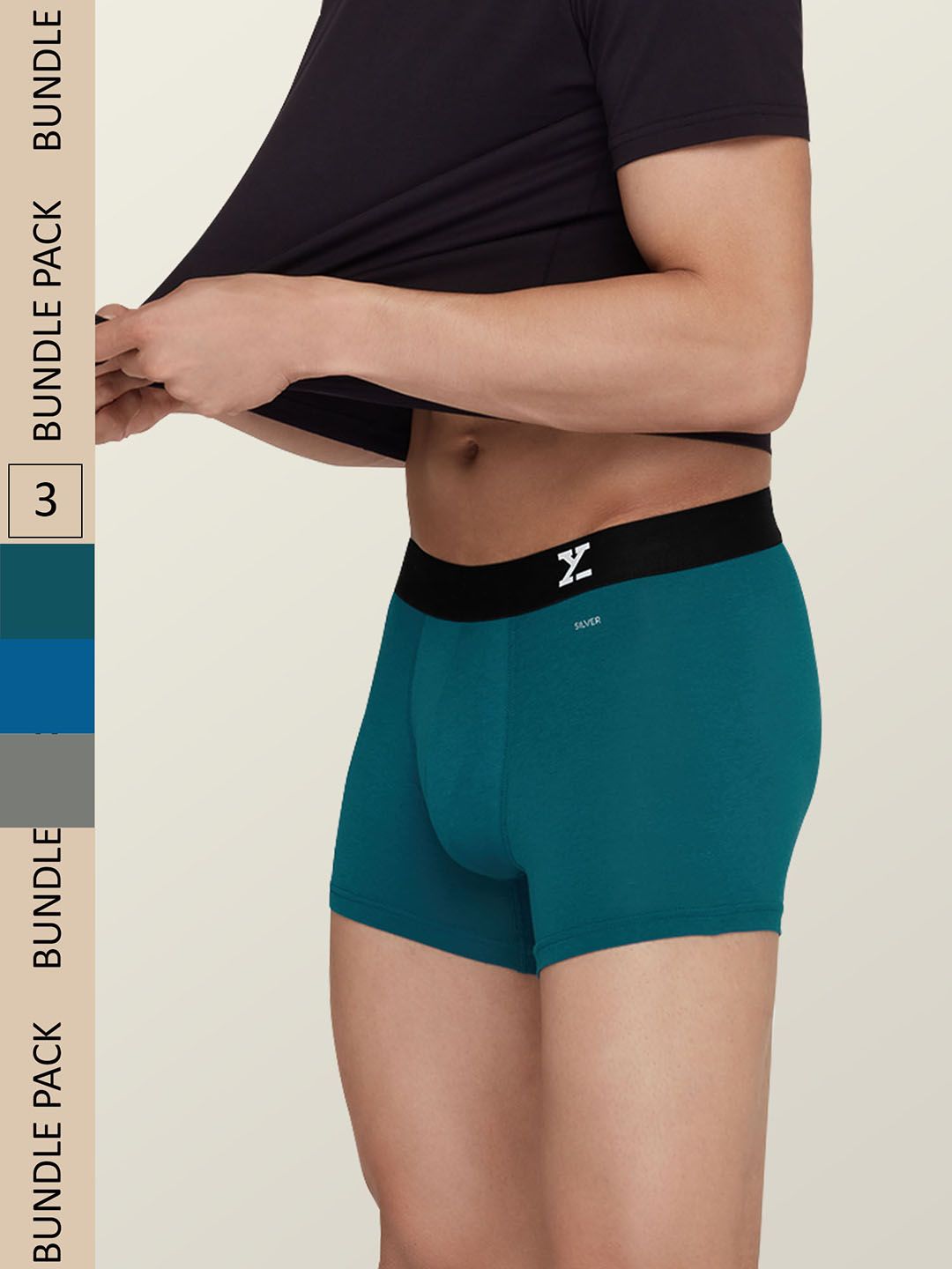 XYXX Men Pack Of 3 Aero Super Combed Cotton Trunks XYTRNK3PCKN548-picture-16