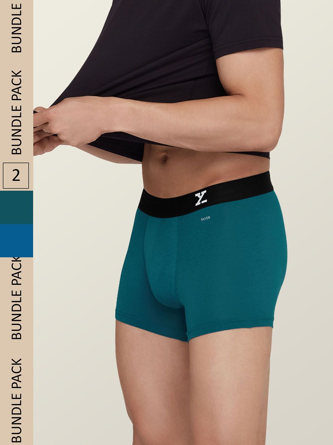 XYXX Men Pack Of 2 Aero Super Combed Cotton Trunks  XYTRNK2PCKN410-picture-16