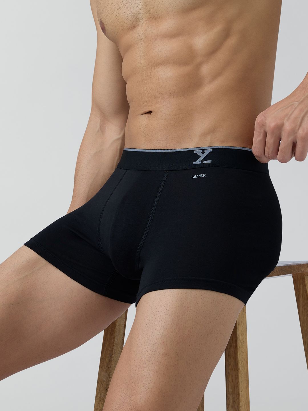 XYXX Men Traq Silver Cotton Trunk-picture-19