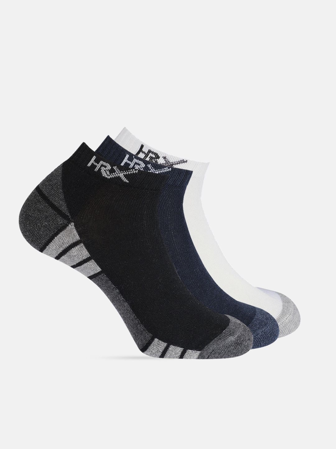 HRX by Hrithik Roshan Men Pack of 3 Ankle Length Socks-picture-39