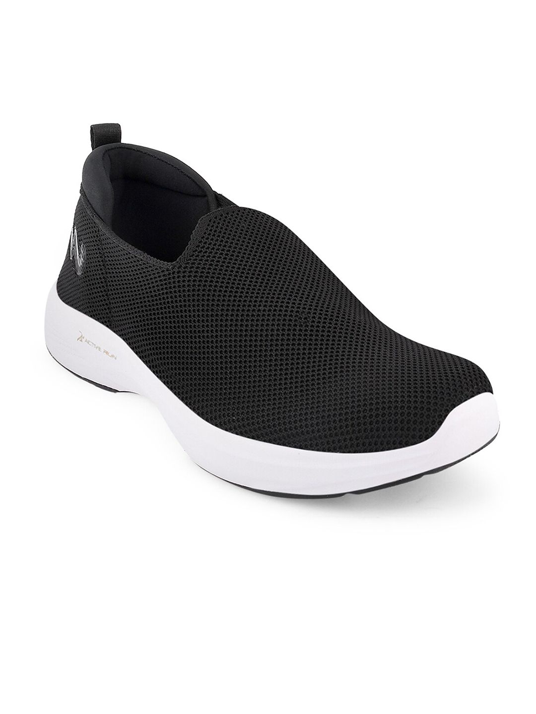 Campus Men Black Mesh Walking Shoes-picture-16